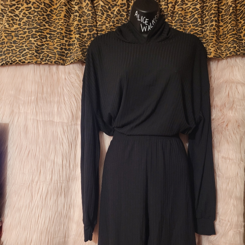 Plus Soft Rib Hoody & Cycle Short Set